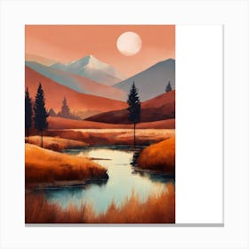 Landscape Painting 4 Canvas Print