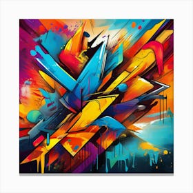 Graffiti Art 17 Canvas Print