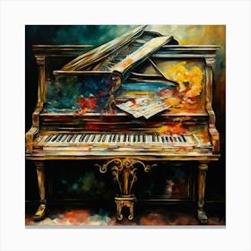 Grand Piano 1 Canvas Print