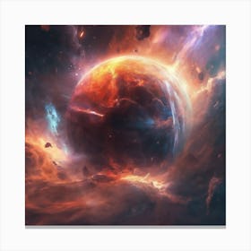 Space - Wallpaper Canvas Print