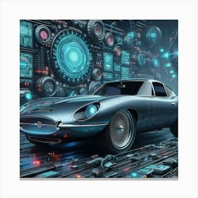 Futuristic Car 2 Canvas Print