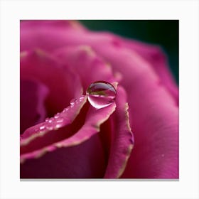 Dewdrop Color Canvas Print