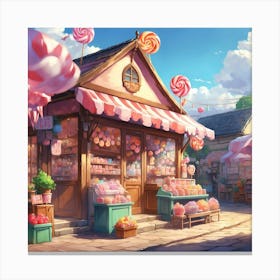 Candy Shop 1 Canvas Print