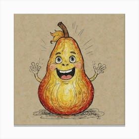 Happy Pear 2 Canvas Print