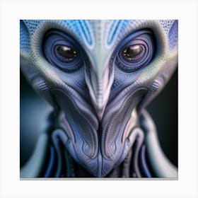 Alien Face 3 Canvas Print