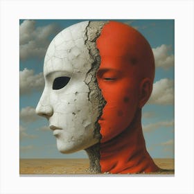 'The Face Of Man' Canvas Print