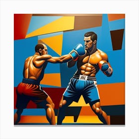 Boxing Match 2 Canvas Print