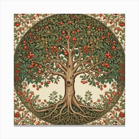 William Morris Floral Pattern Floral Reverie (5) Canvas Print