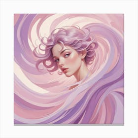 Lilac Girl Canvas Print