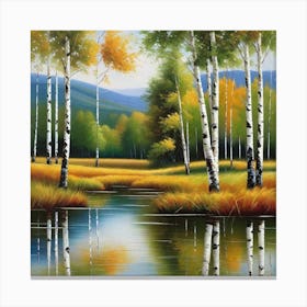 Birch Trees 3 Canvas Print