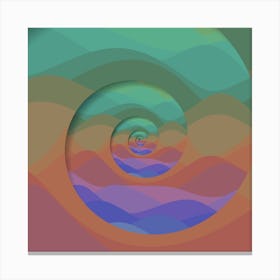 Abstract Curl Canvas Print