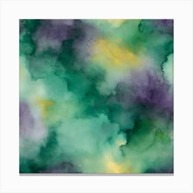 Abstract Watercolor Painting 12 Canvas Print