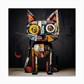 Mechanical Cat Canvas Print