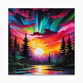 Aurora Borealis 65 Canvas Print