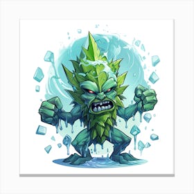 Ice Monster Canvas Print