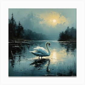 Swany Canvas Print