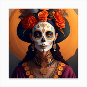Day Of The Dead 11 Canvas Print
