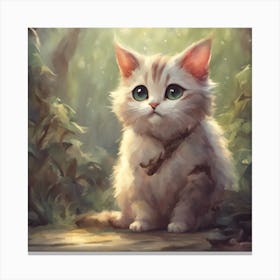 Cute Cat Canvas Print