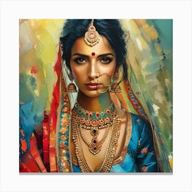 Indian Bride Canvas Print