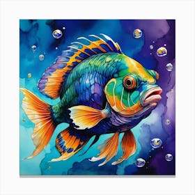 Colorful Fish 1 Canvas Print