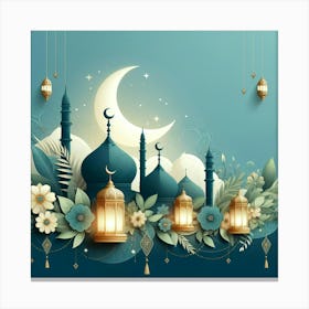 Muslim Ramadan 3 Canvas Print