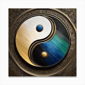 Yin Yang Symbol 12 Canvas Print