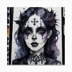 Day Of The Dead Girl Canvas Print