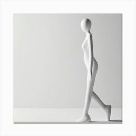 Woman Walking Canvas Print