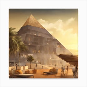Egyptian Pyramids Canvas Print