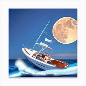 Full Moon In The Sky 47 Canvas Print