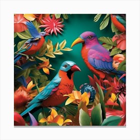 Wild Birds Canvas Print