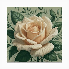 White Rose 1 Canvas Print