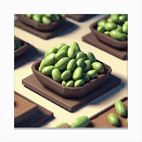 Green Beans 5 Canvas Print