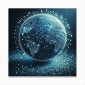 Digital World 1 Canvas Print