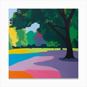 Abstract Park Collection Hyde Park London 7 Canvas Print