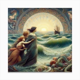 Mermaids 4 Canvas Print