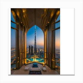 Burj Khalifa 3 Canvas Print