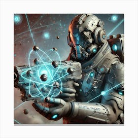 Celestial Vanguard Gravitational Weapons Canvas Print