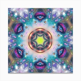 Psychedelic Mandala 45 Canvas Print