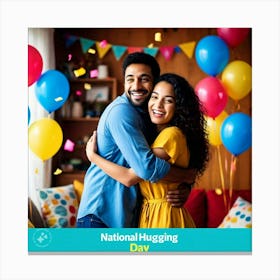 National Hugging Day Canvas Print