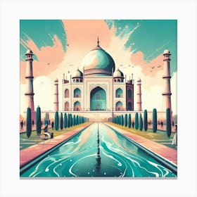 Taj Mahal 12 Canvas Print