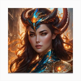 Demon Girl bnm Canvas Print