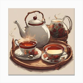 Tea Art 32 Canvas Print