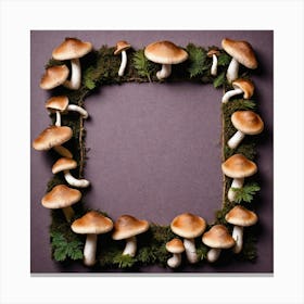 Mushroom Frame 14 Canvas Print