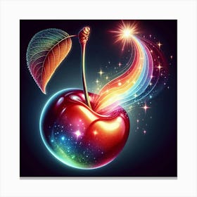 Rainbow Cherry Canvas Print