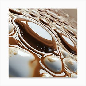 Chocolate Drips Canvas Print