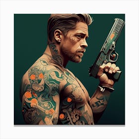 Tattooed Man 9 Canvas Print