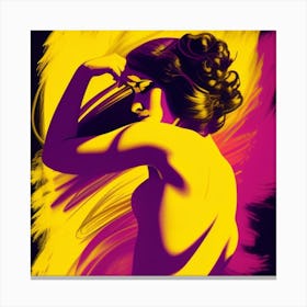 Her form in splash Canvas Print