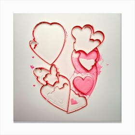 Heart Stock Videos & Royalty-Free Footage 2 Canvas Print