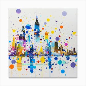 New York City Skyline 19 Canvas Print